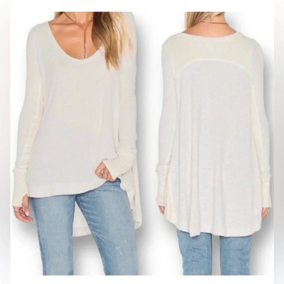 ✨Free People Malibu Thermal‎ Top Size Medium - Picture 1 of 9